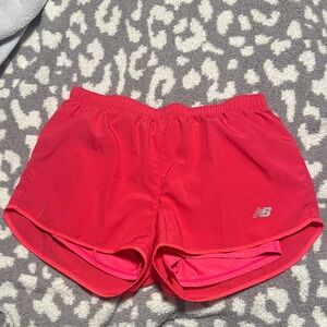 New Balance Women's Bright Red Athletic Shorts